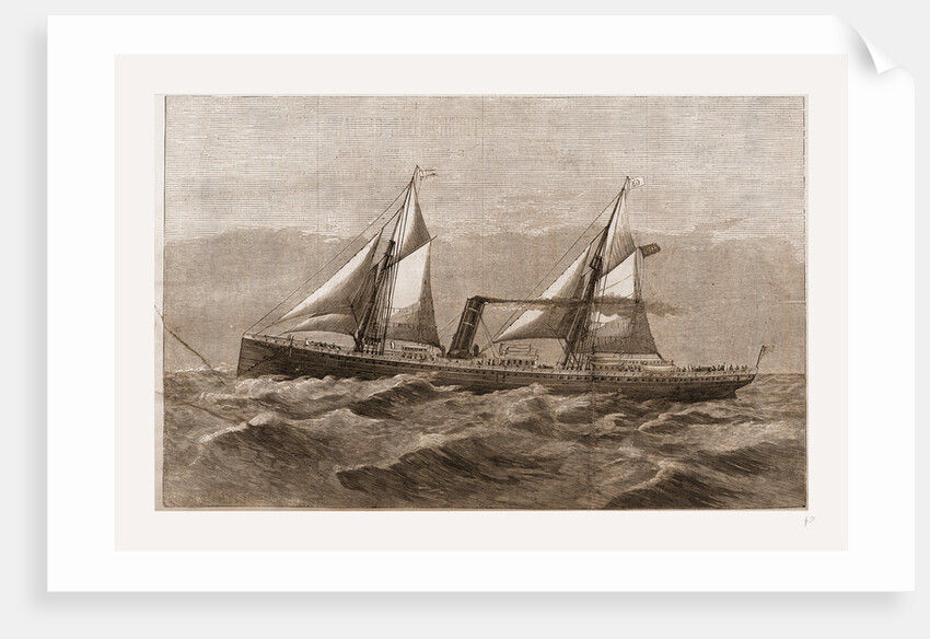 The New Steam-ship Newport, of Ward's Havana Line by Antonio Jacobson