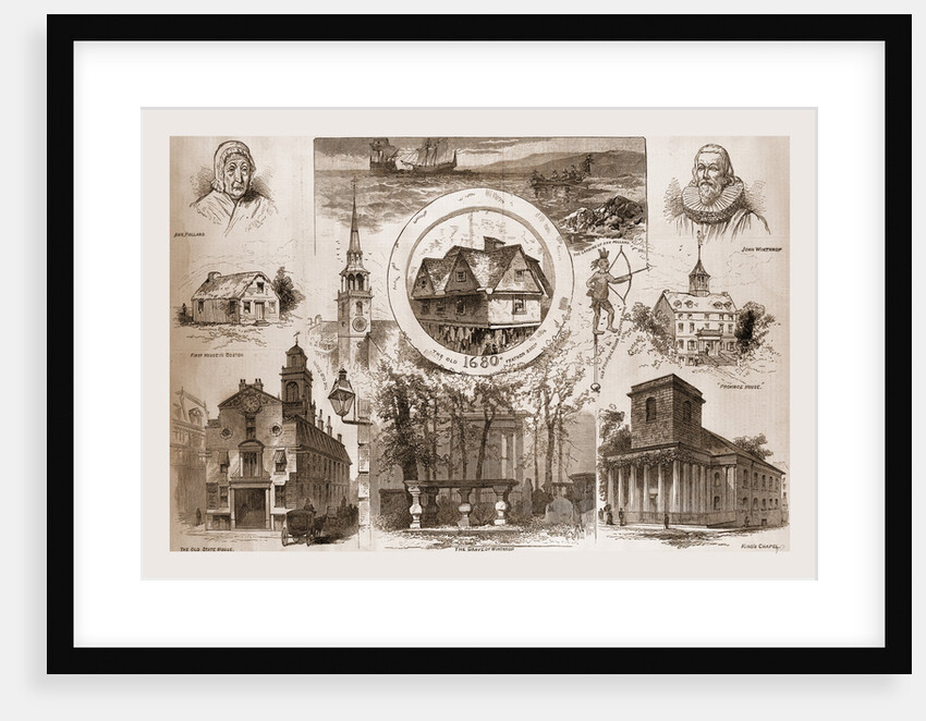 Antique Boston, Drawn By Charles Graham by Anonymous