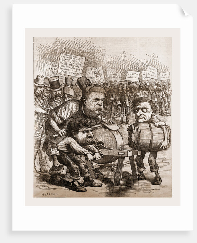 The Democratic Axe-grinder by Anonymous