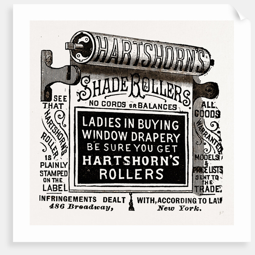 Hartshorn's Rollers, USA by Anonymous