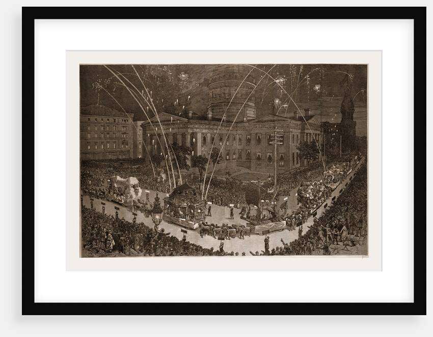 The St. Louis Fair—procession Of  The Veiled Prophets by Anonymous