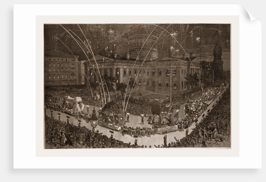 The St. Louis Fair—procession Of  The Veiled Prophets by Anonymous