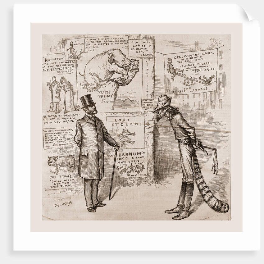 The North Means Business. North to South. As Long As You Defy Me With A Solid Front, I Will Not Turn My Back! by Anonymous