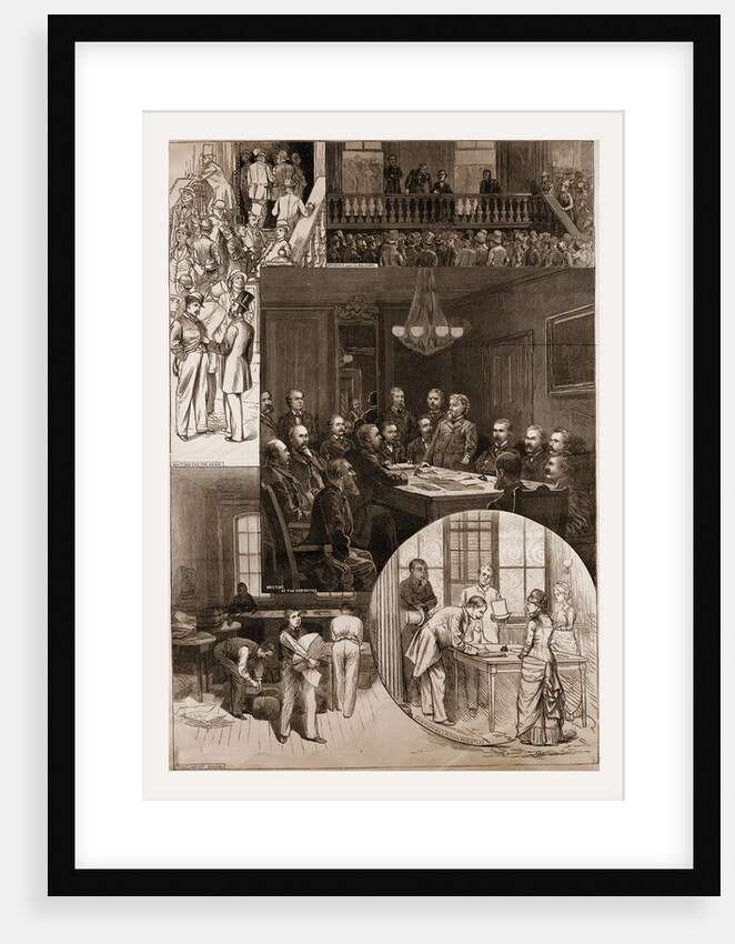 Head-quarters of the National Republican Committee, Fifth Avenue, New York by Frank Miller