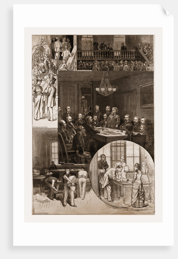 Head-quarters of the National Republican Committee, Fifth Avenue, New York by Frank Miller