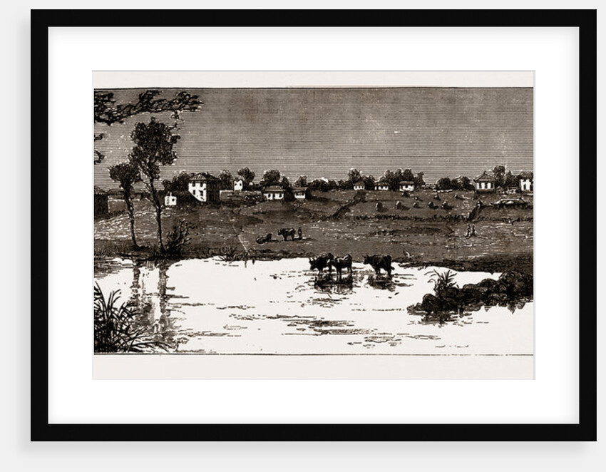 Melbourne, From A Sketch Made in 1838, Australia by Anonymous