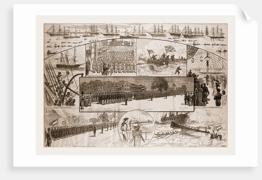 Incidents of the Naval Review At Fortress Monroe by J.O. Davidson