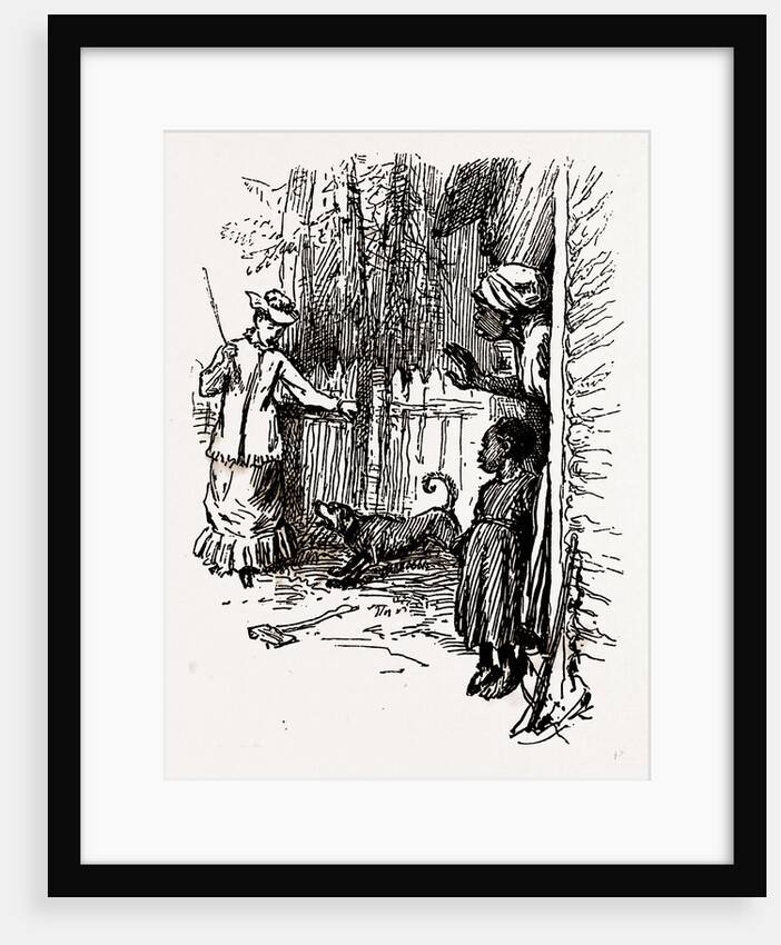 Alabama, Agricultural Workers, the Dog Won't Bite You, 1880 by Anonymous