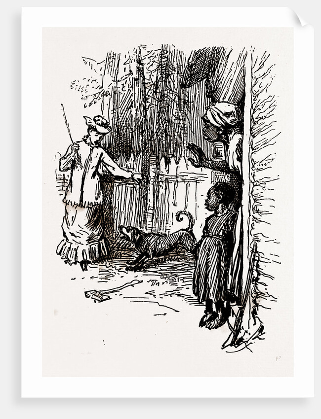 Alabama, Agricultural Workers, the Dog Won't Bite You, 1880 by Anonymous