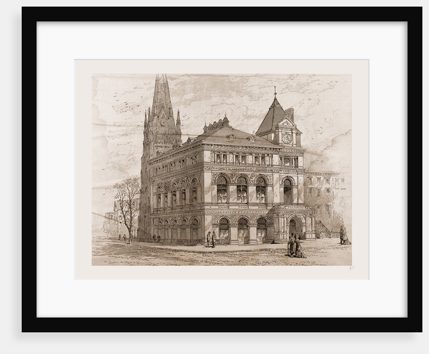 Building of the Long Island Historical Society, 1880, USA by Anonymous