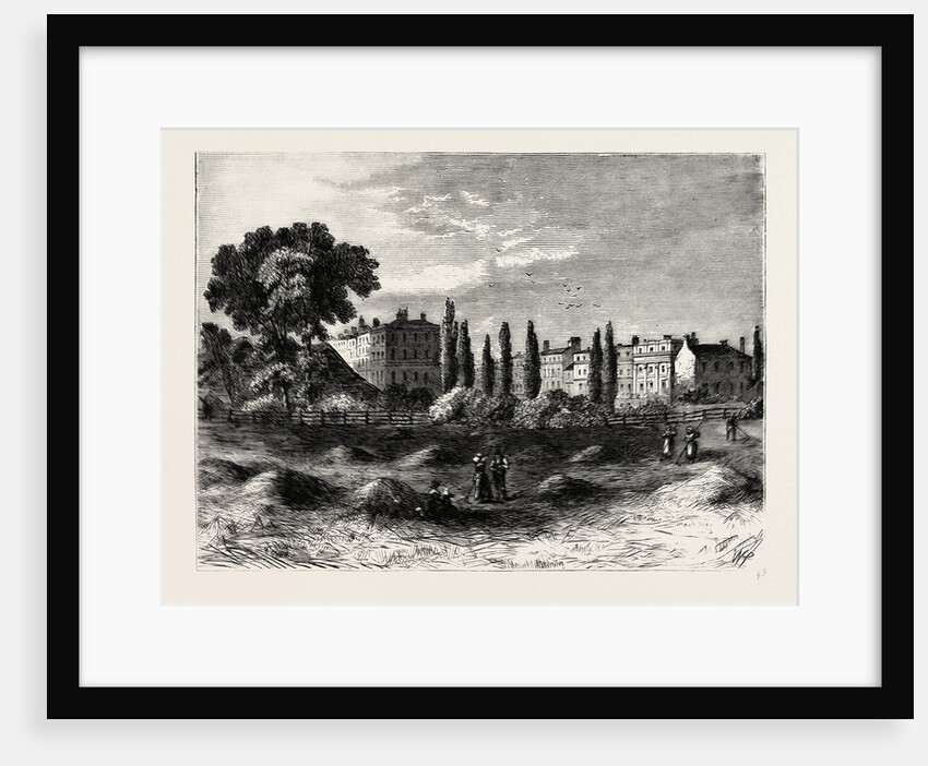 Entrance to Portland Place, 1815 by Anonymous
