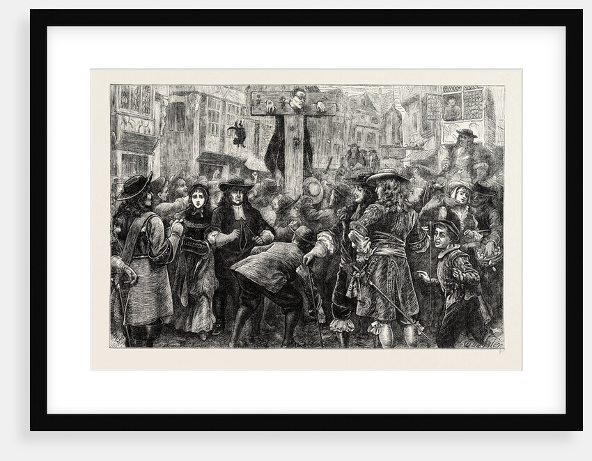 Titus Oates in the Pillory by Anonymous