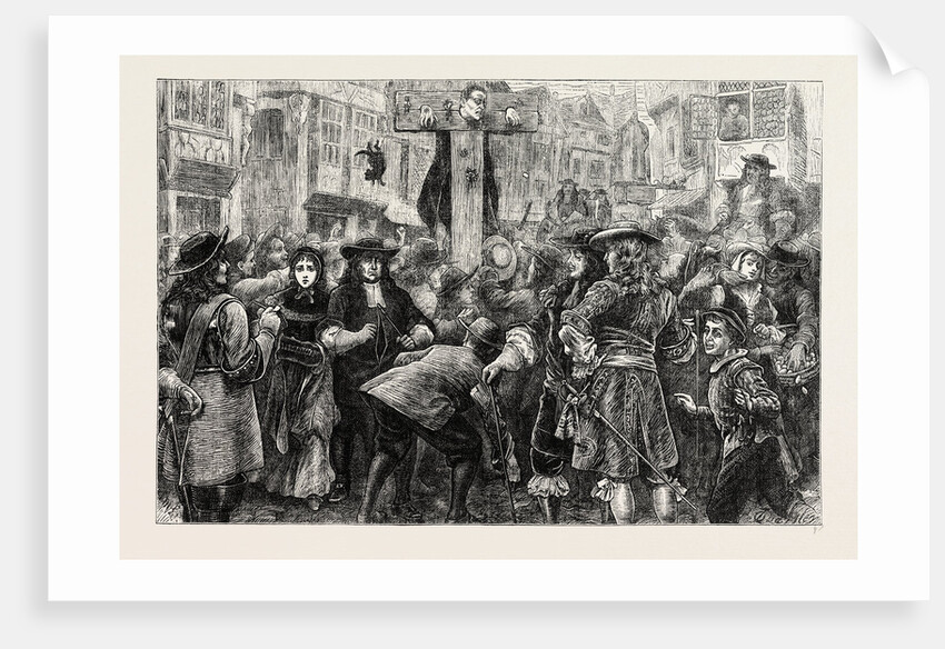 Titus Oates in the Pillory by Anonymous