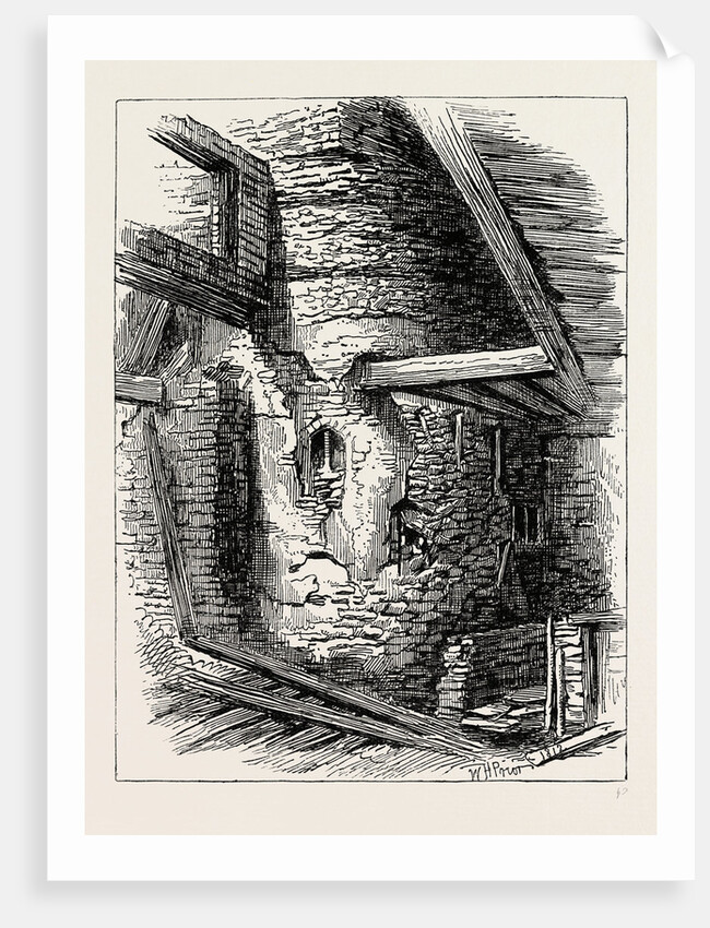 Part of Old London Wall, Near Falcon Square, 19th Century by Anonymous