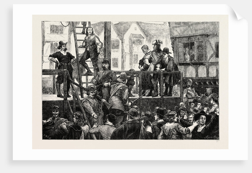 Execution of Tomkins And Challoner by Anonymous