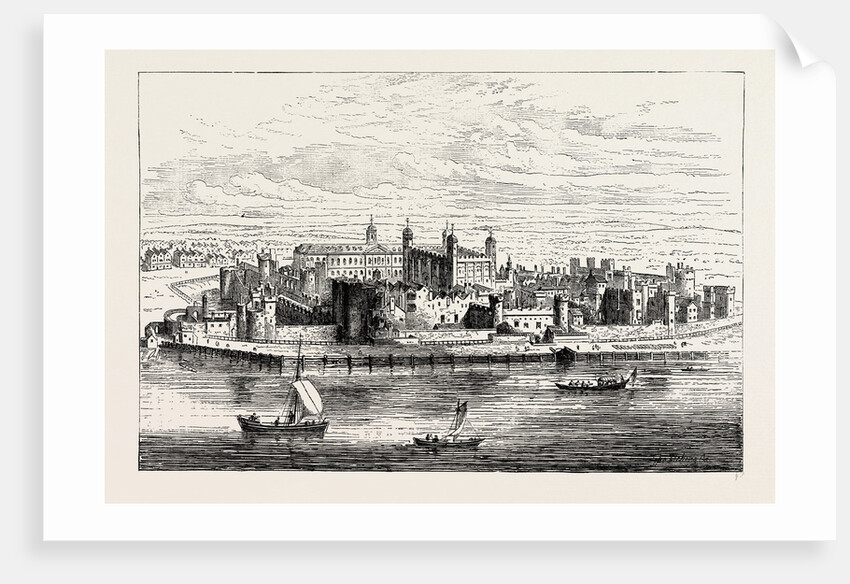 The Tower of London, View From Around 1700 by Anonymous