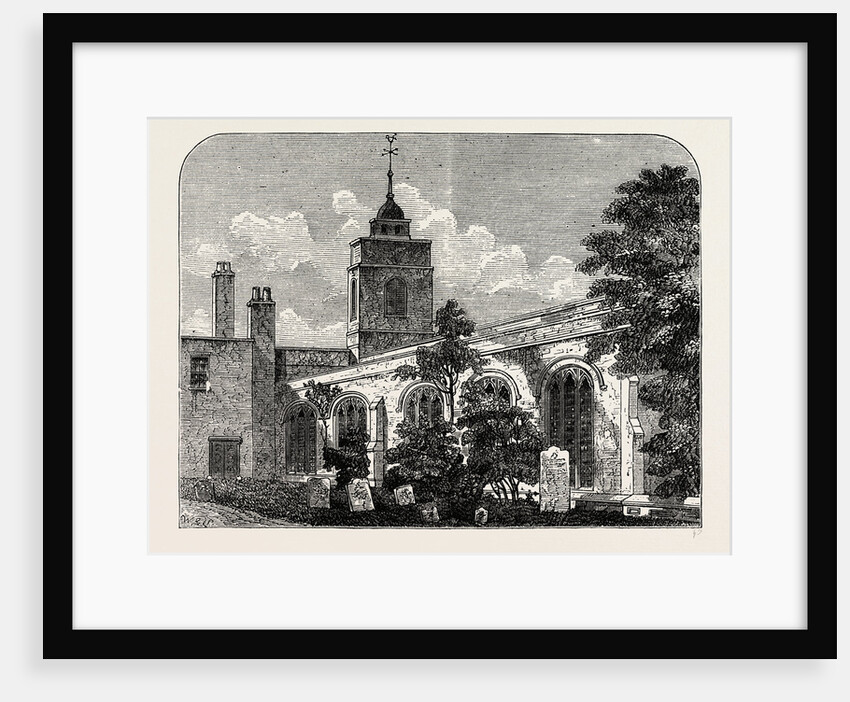 The Church of Allhallows, Barking, in 1750 by Anonymous
