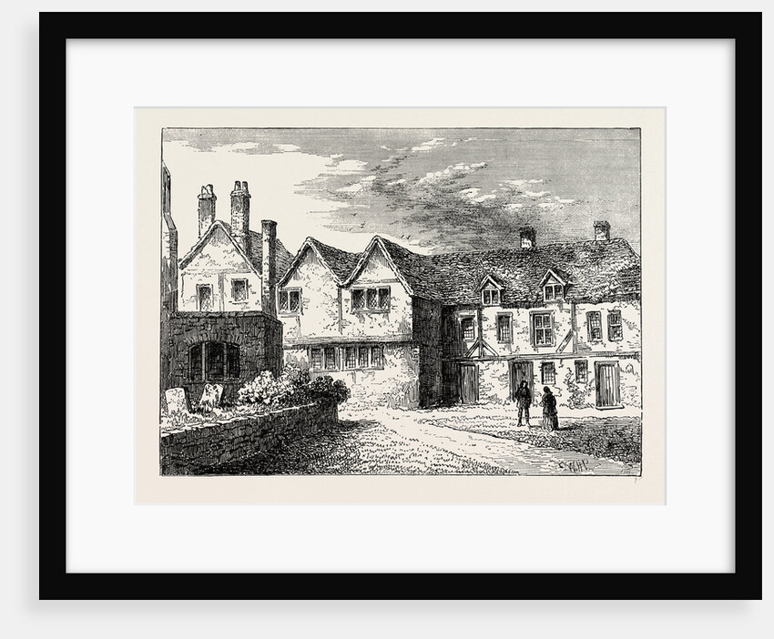 St. Katherine's Hospital, the Brothers' Houses in 1781 by Anonymous
