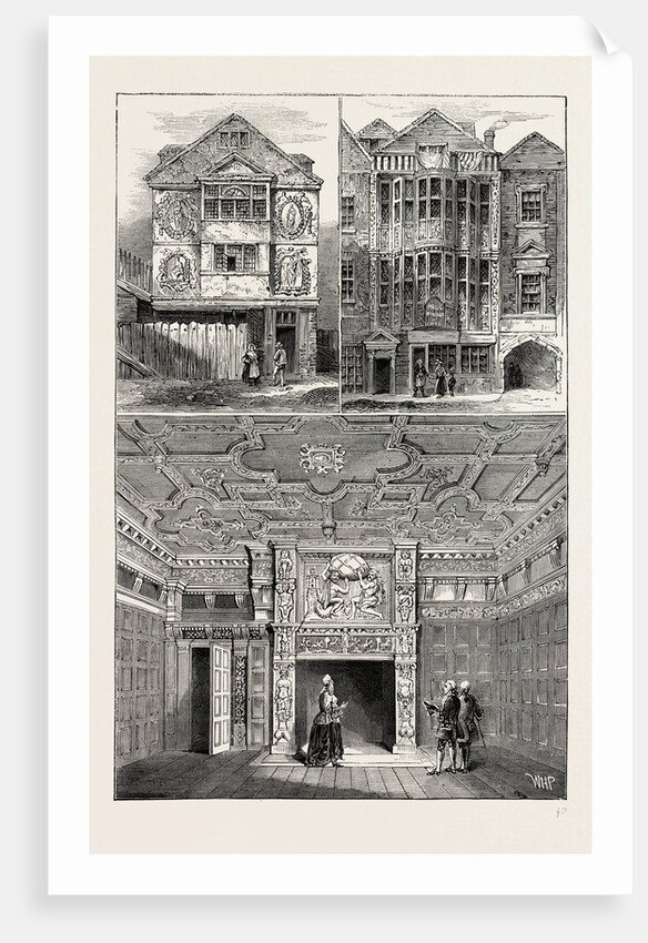 Room in Sir Paul Pindar House in 1791 by Anonymous