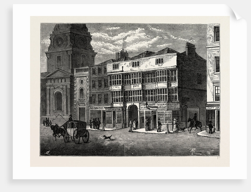 The White Hart, Bishopsgate Street, in 1810 by Anonymous