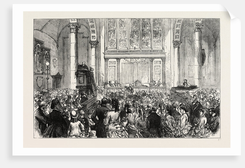 The Flower Sermon in St. Catherine Cree Church by Anonymous