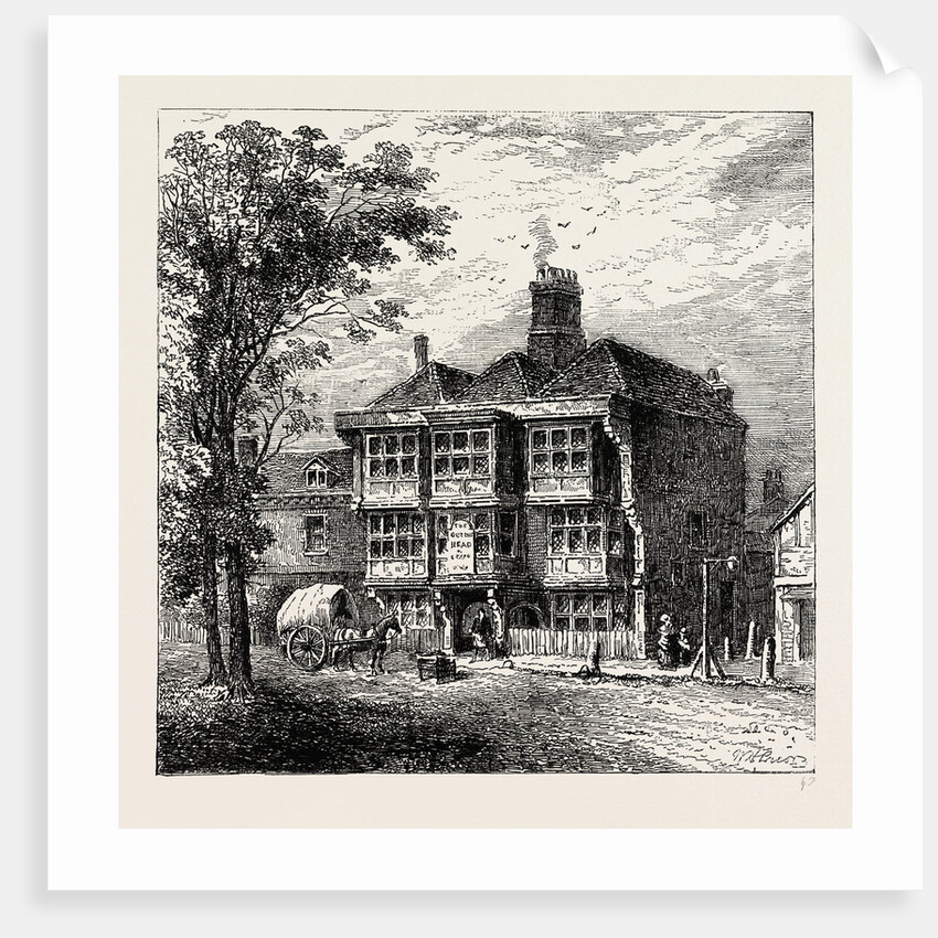 The Old Queen's Head Tavern, 19th Century by Anonymous