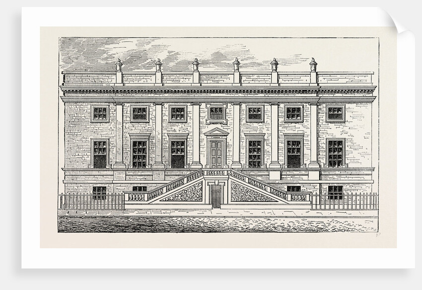 Surgeons' Hall, Old Bailey, 1800 by Anonymous