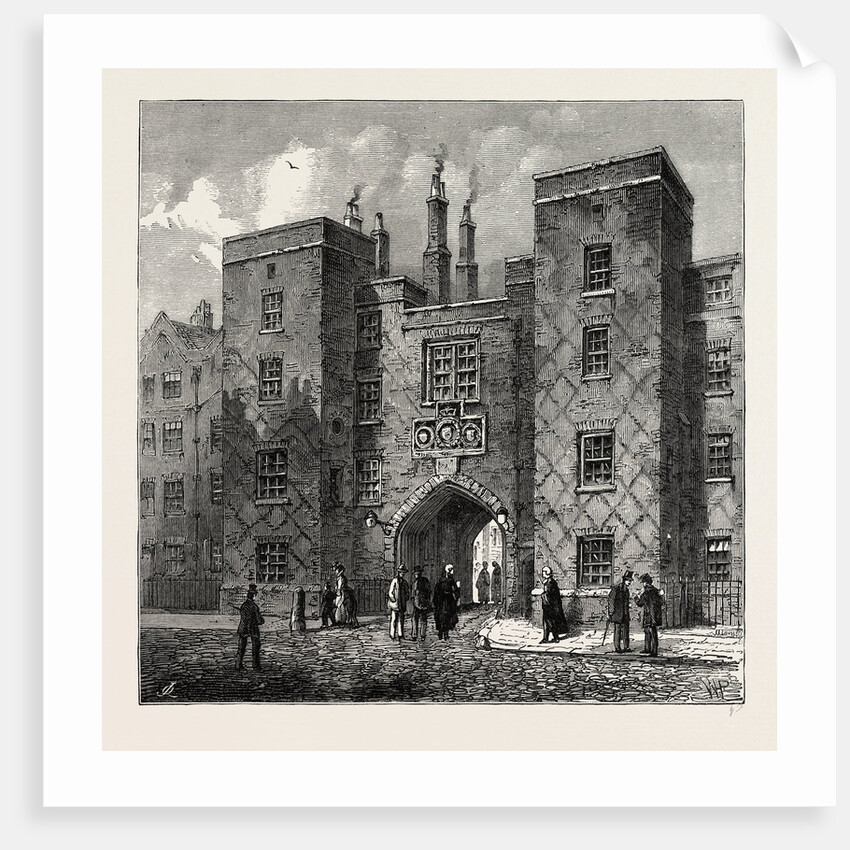 Lincoln's Inn Gate, Chancery Lane by Anonymous