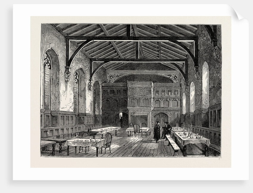 The College Hall, Westminster School by Anonymous
