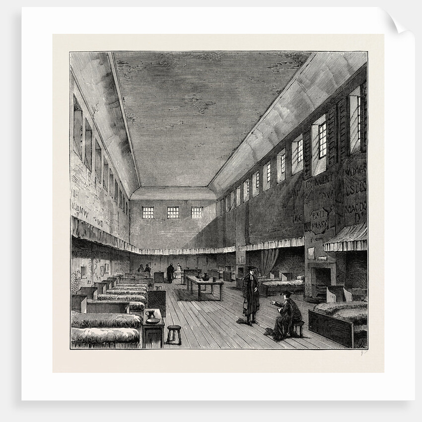 The Old Dormitory in 1840, Westminster School by Anonymous