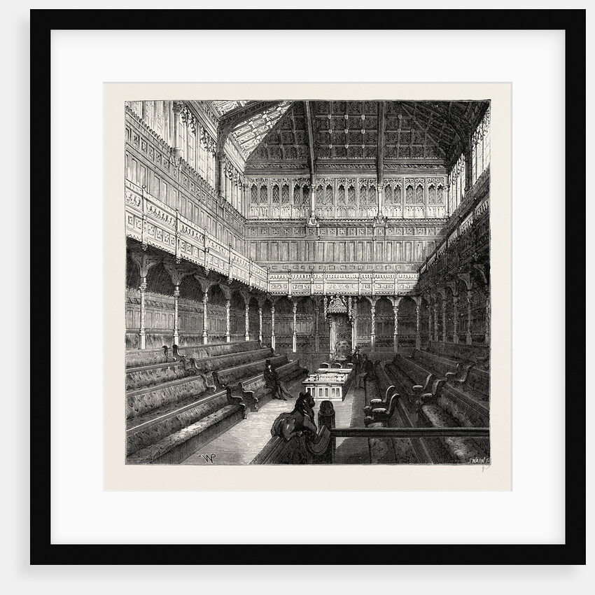 Interior of the House of Commons, 1875 by Anonymous