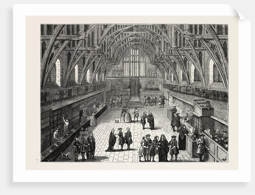 Old Westminster Hall 1797 by Anonymous