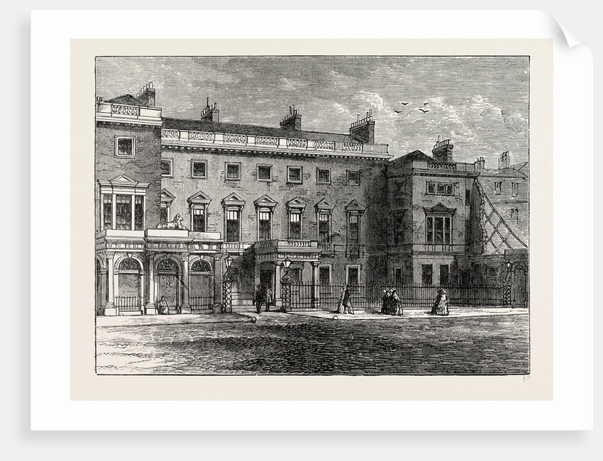 The Ordnance Office, Pall Mall, 1850 by Anonymous