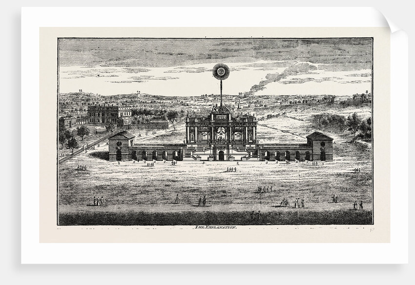 Public Fireworks, 1748 by Anonymous