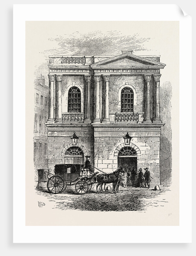Entrance to the Old Opera House, 1800 by Anonymous