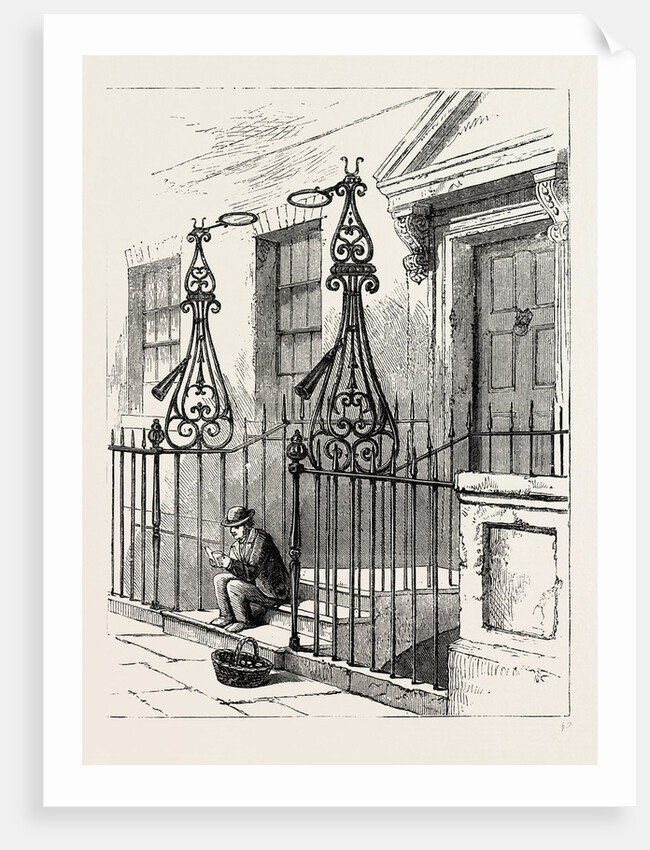 Extinguishers in Berkeley Square by Anonymous