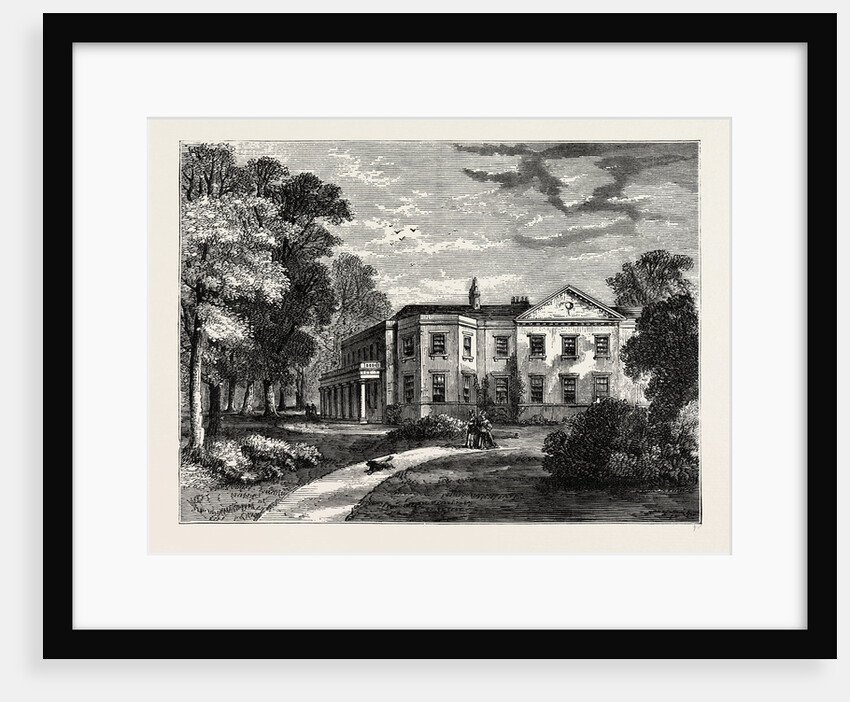 Langham House in 1820 by Anonymous