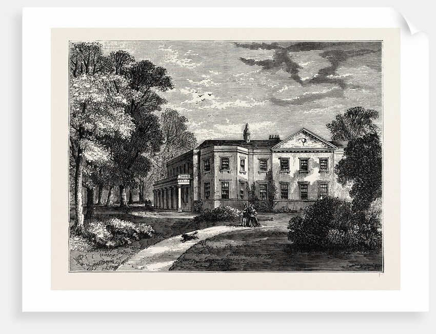 Langham House in 1820 by Anonymous