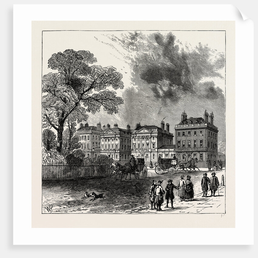 Canendish Square, 1820 by Anonymous