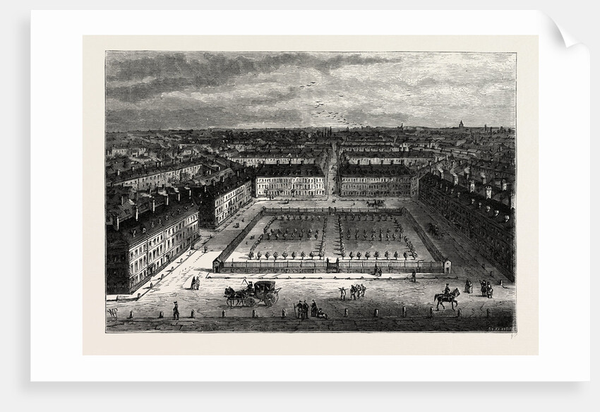 Red Lion Square in 1800 by Anonymous