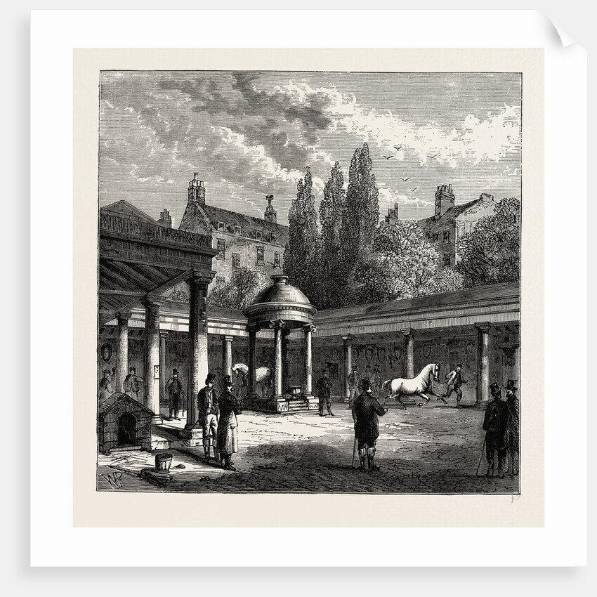 Interior of the Court-yard of Old tattersall's by Anonymous