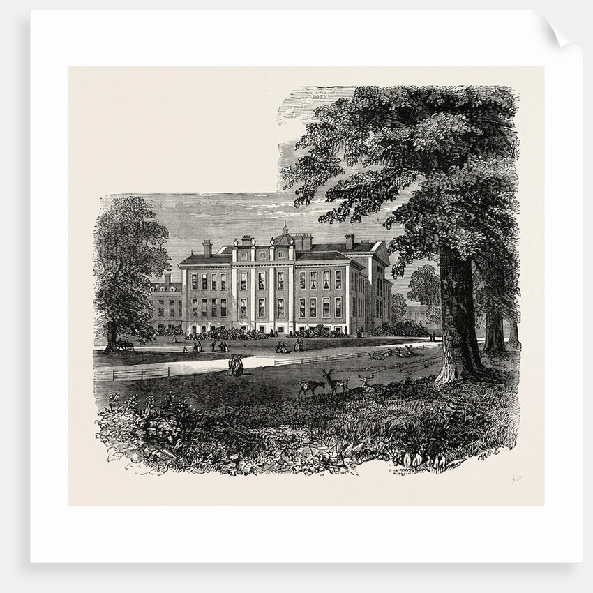 Kensington Palace, from the Gardens by Anonymous