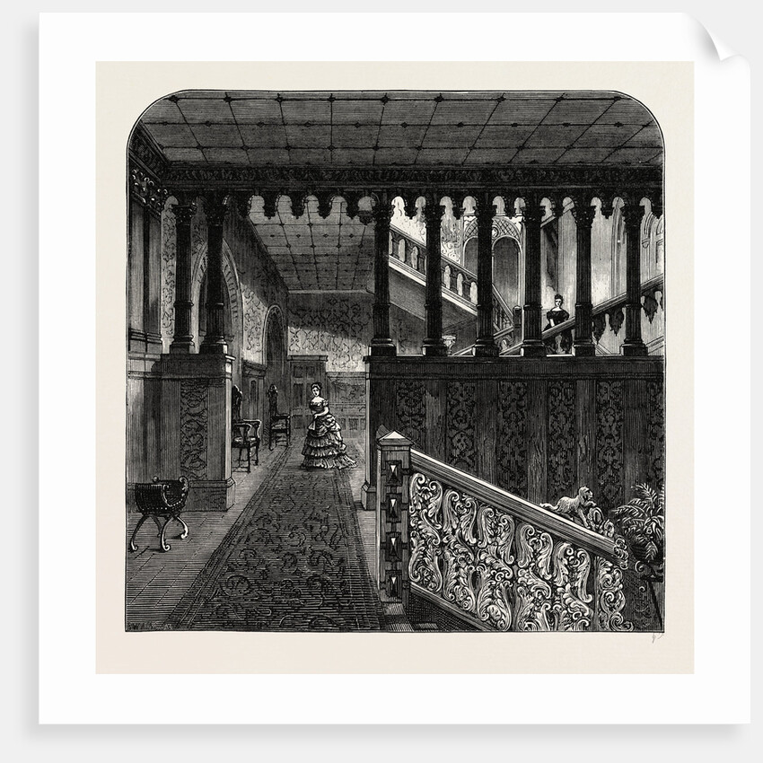 Grand Staircase, Holland House by Anonymous