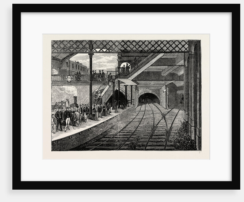 King's Cross Underground Station in 1868 by Anonymous