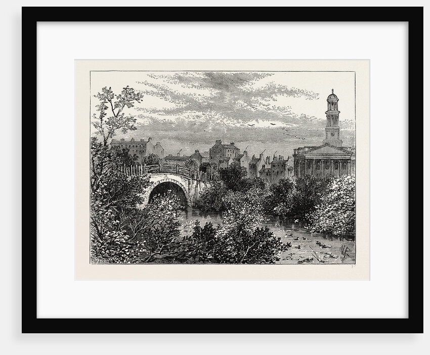 Old Bridge Over the Lake, Regent's Park, in 1817 by Anonymous