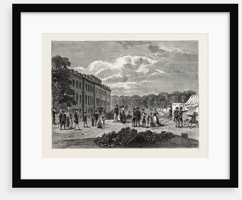 Encampment in the Gardens of Montagu House, 1780 by Anonymous