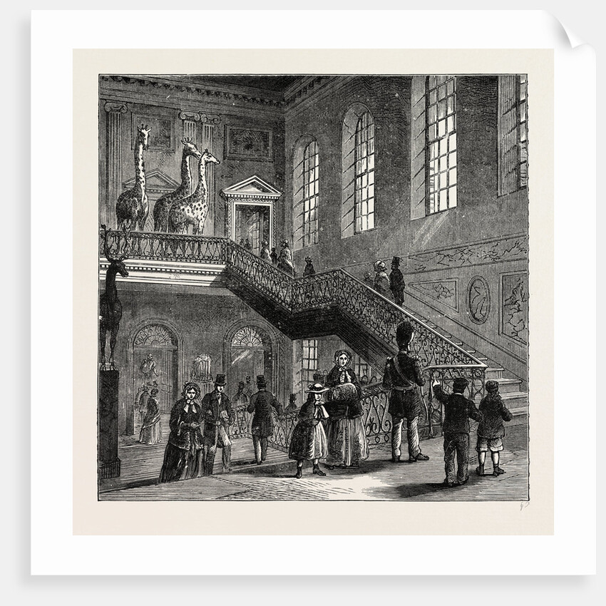 Montagu House, Grand Staircase, 1830 by Anonymous