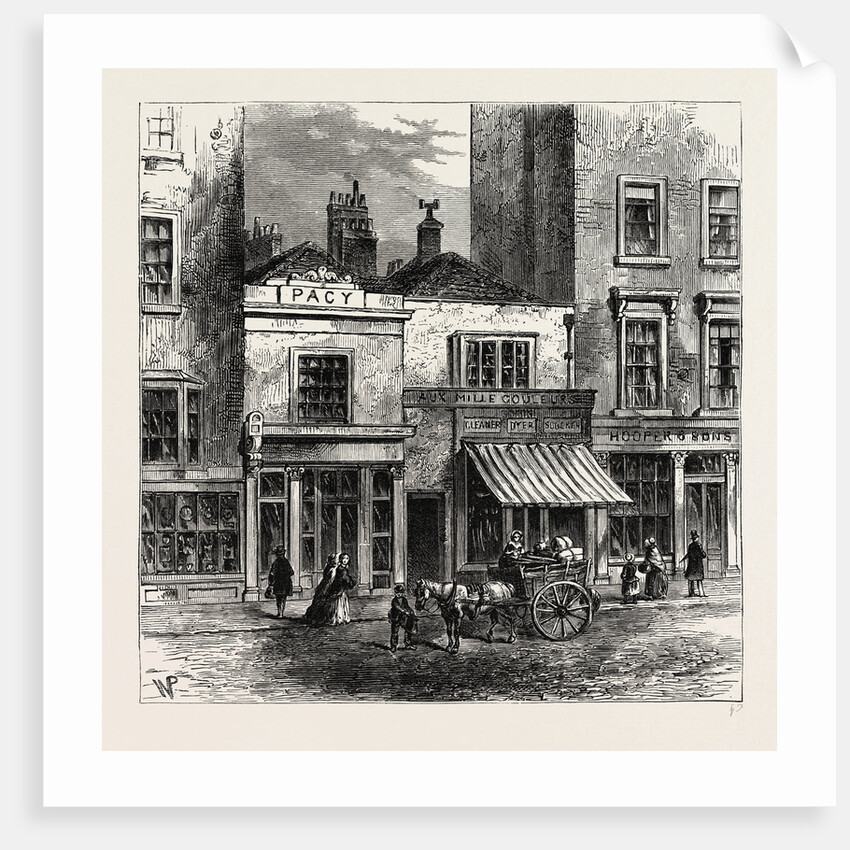 Old Houses, Holborn, 19th Century by Anonymous