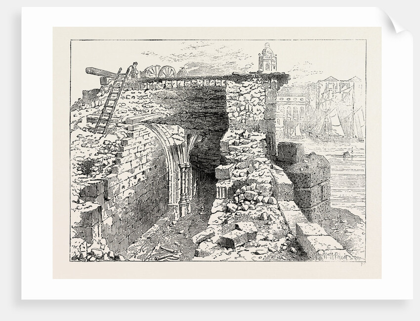 Chapel of St. Thomas, Old London Bridge by Anonymous