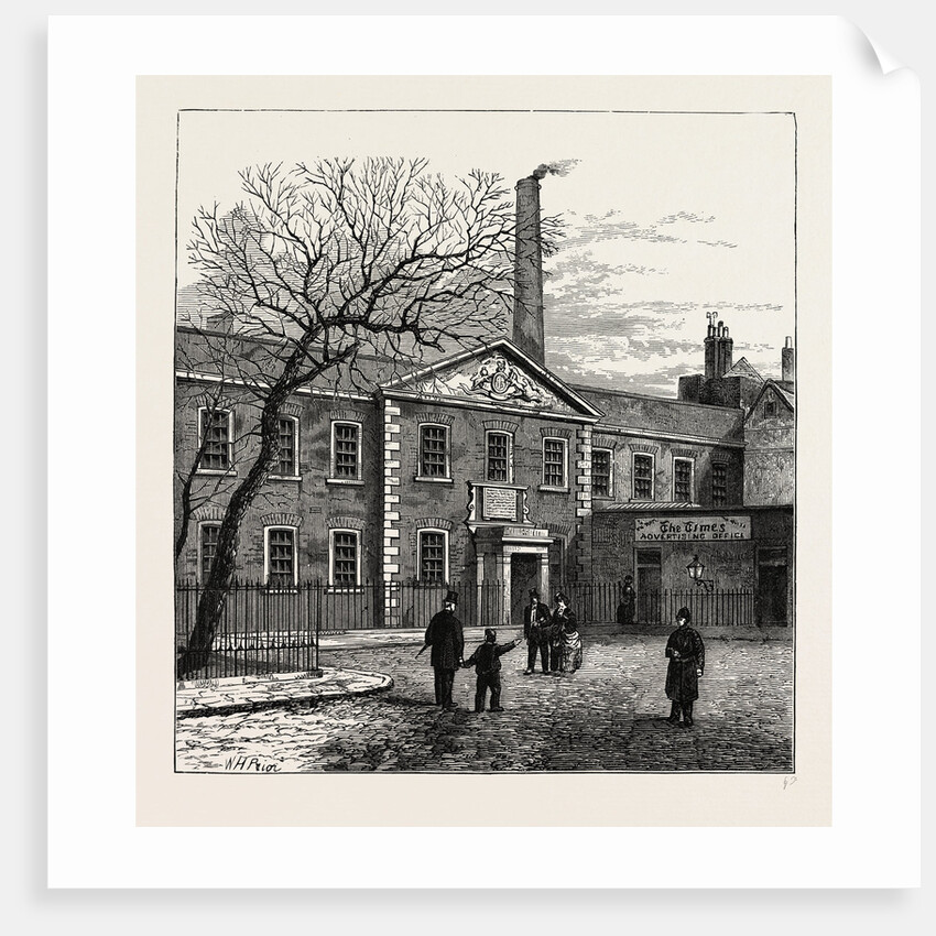 Printing House Square And the times Office, 1870 by Anonymous